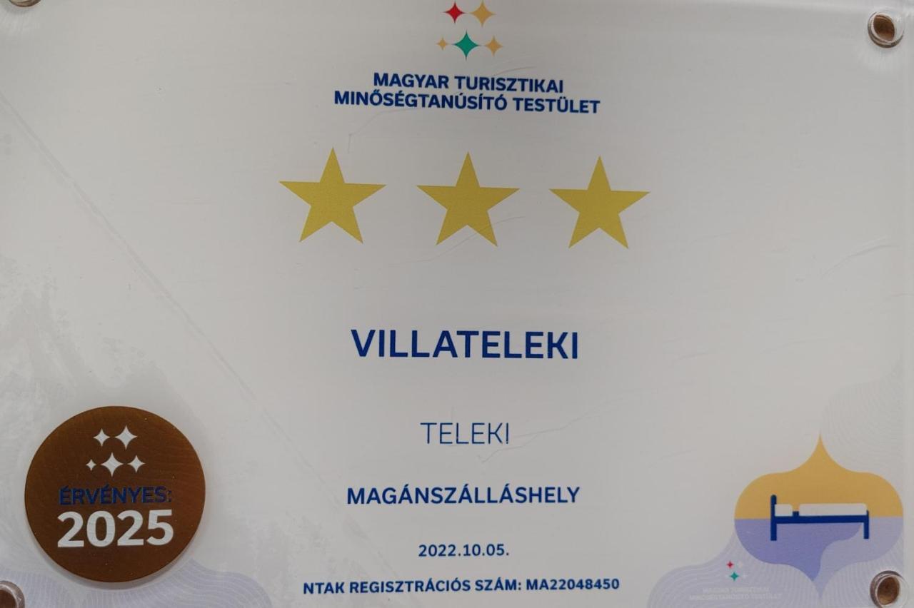 Villa Teleki Eksteriør billede